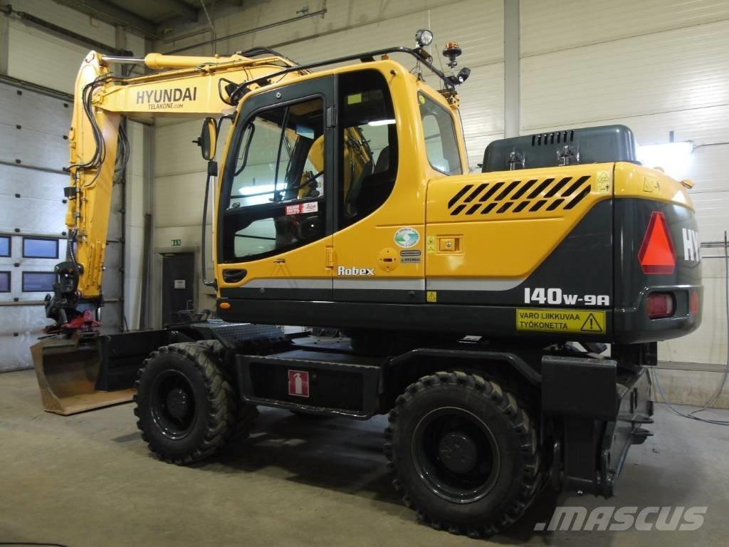 Hyundai R 140 W-9A Bageri na kotačima