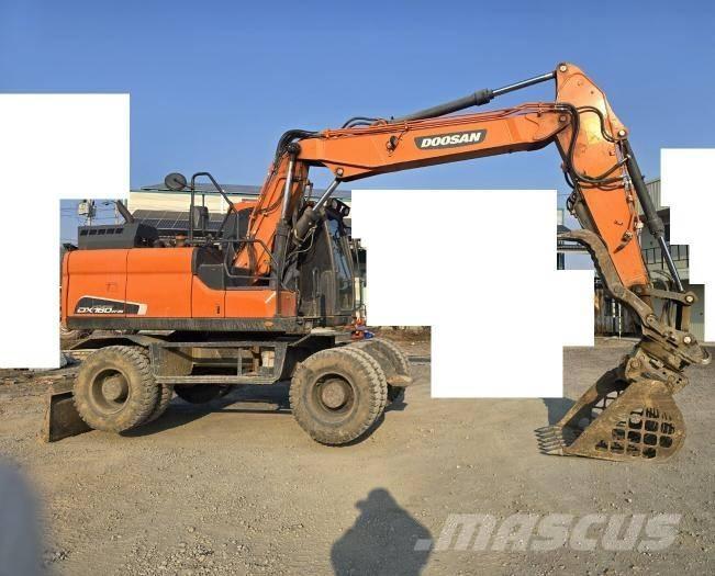 Doosan DX 140 W-5 Bageri na kotačima