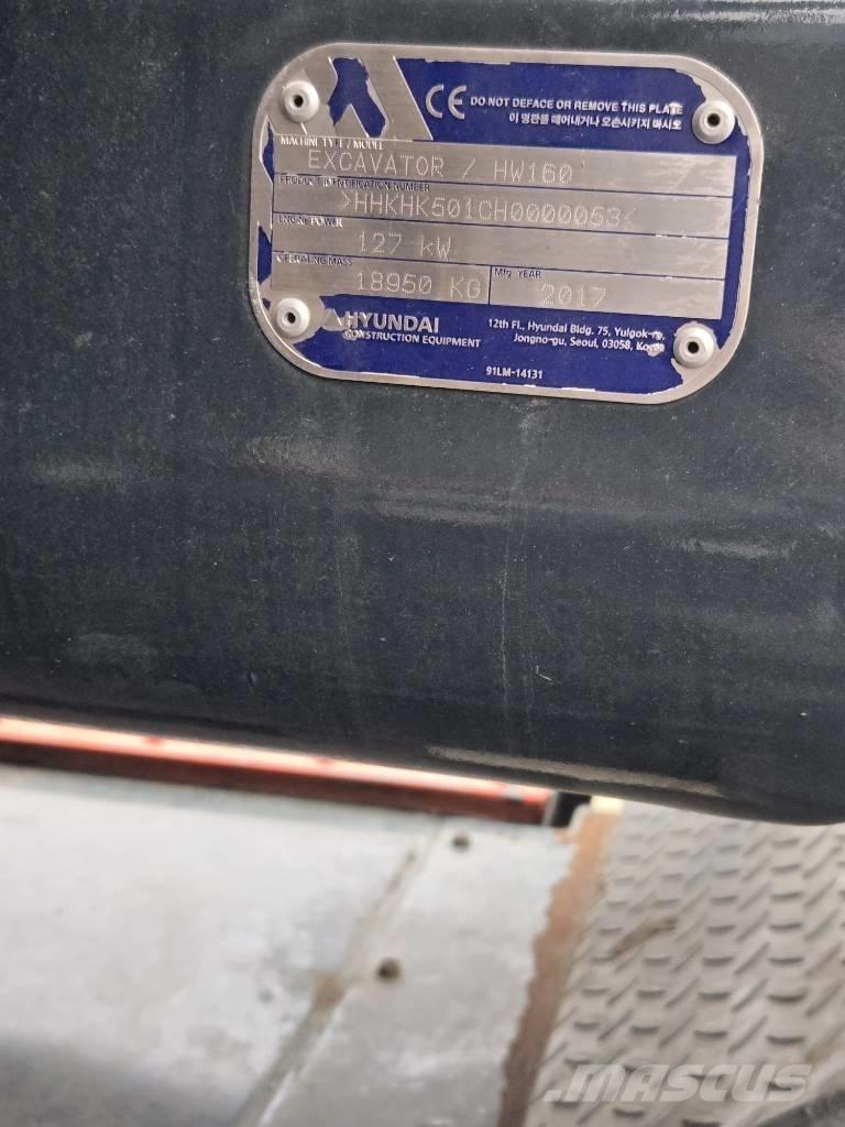 Hyundai HW 160 Bageri na kotačima