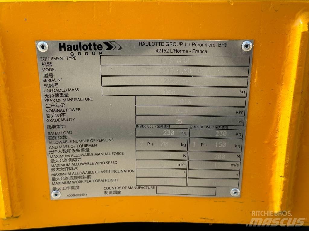 Haulotte OPTIMUM 8 Škaraste platforme