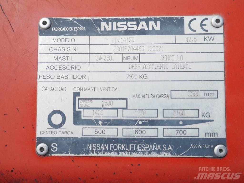 Nissan FD01 A 15 Q Dizelski viličari