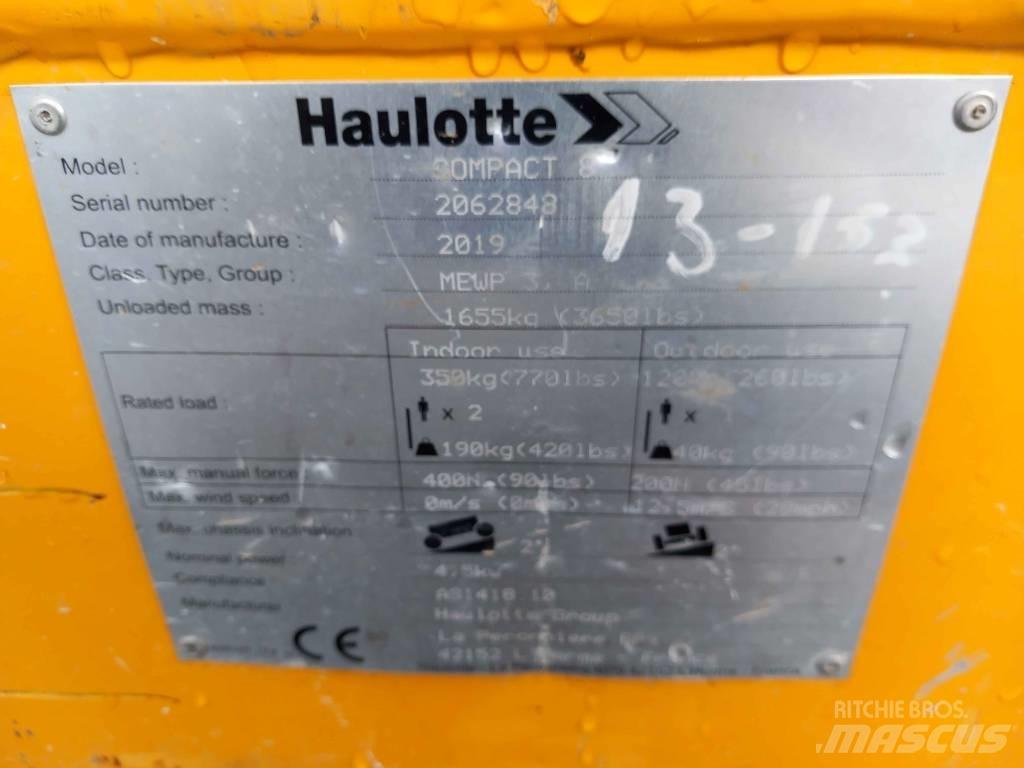 Haulotte Compact 8 Škaraste platforme
