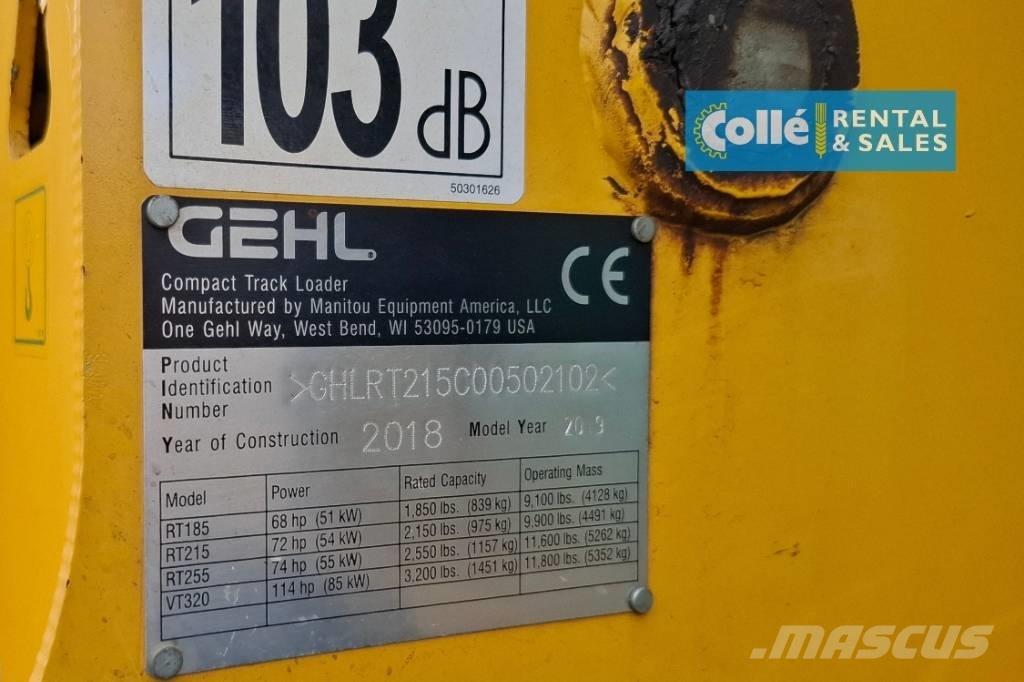 Gehl RT215 | 2018 Utovarivači gusjeničari