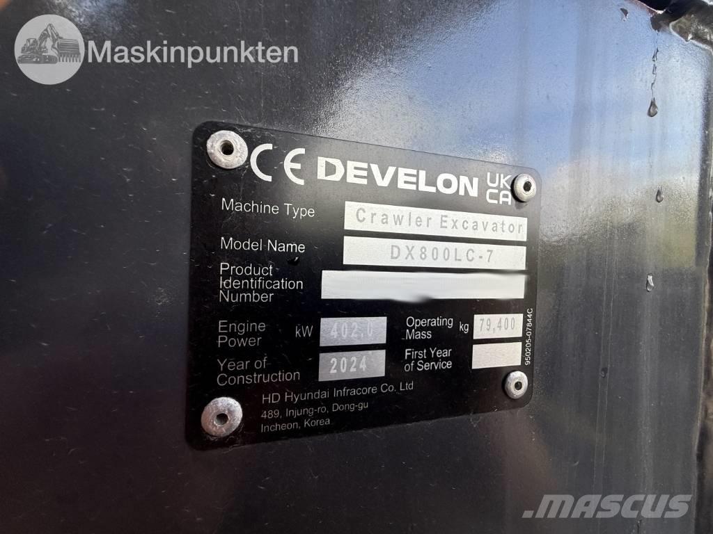 Develon 800 LC Bageri gusjeničari