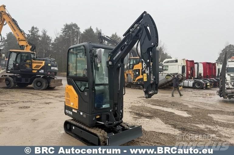 Hyundai HX19A Mini bageri <7t