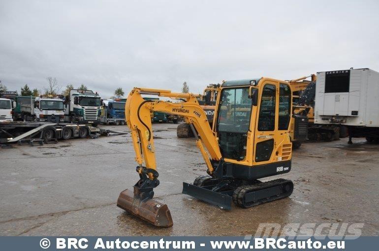 Hyundai R18-9AK Mini bageri <7t