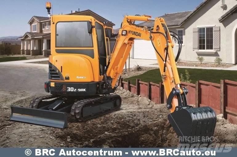 Hyundai R30Z-9AK Mini bageri <7t
