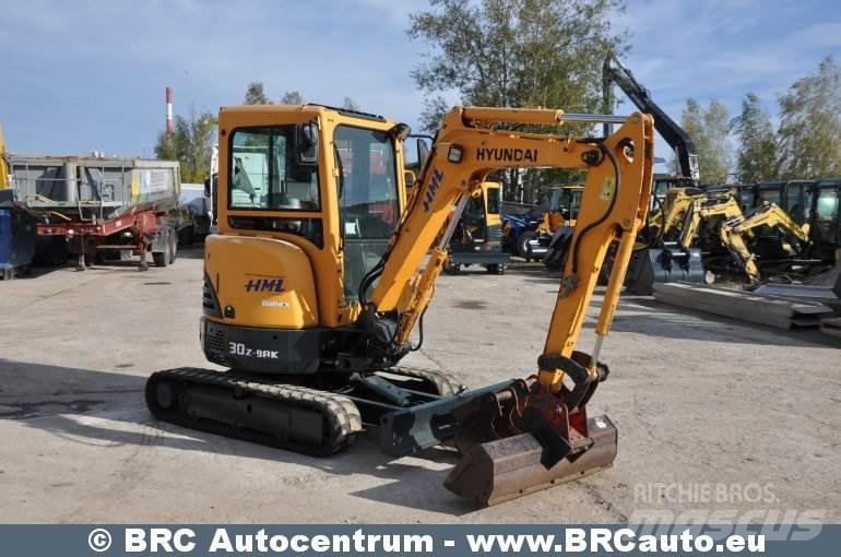 Hyundai R30Z-9AK Mini bageri <7t