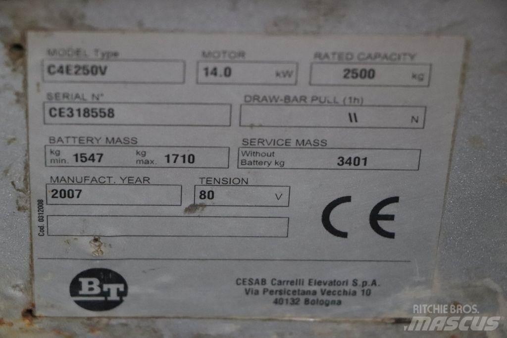 BT C4E250V Električni viličari