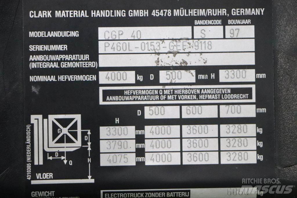 Clark CGP40 Plinski viličari