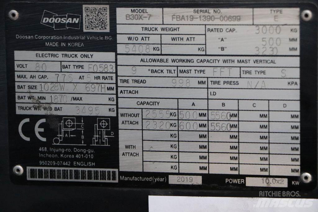 Doosan B30X-7 Električni viličari