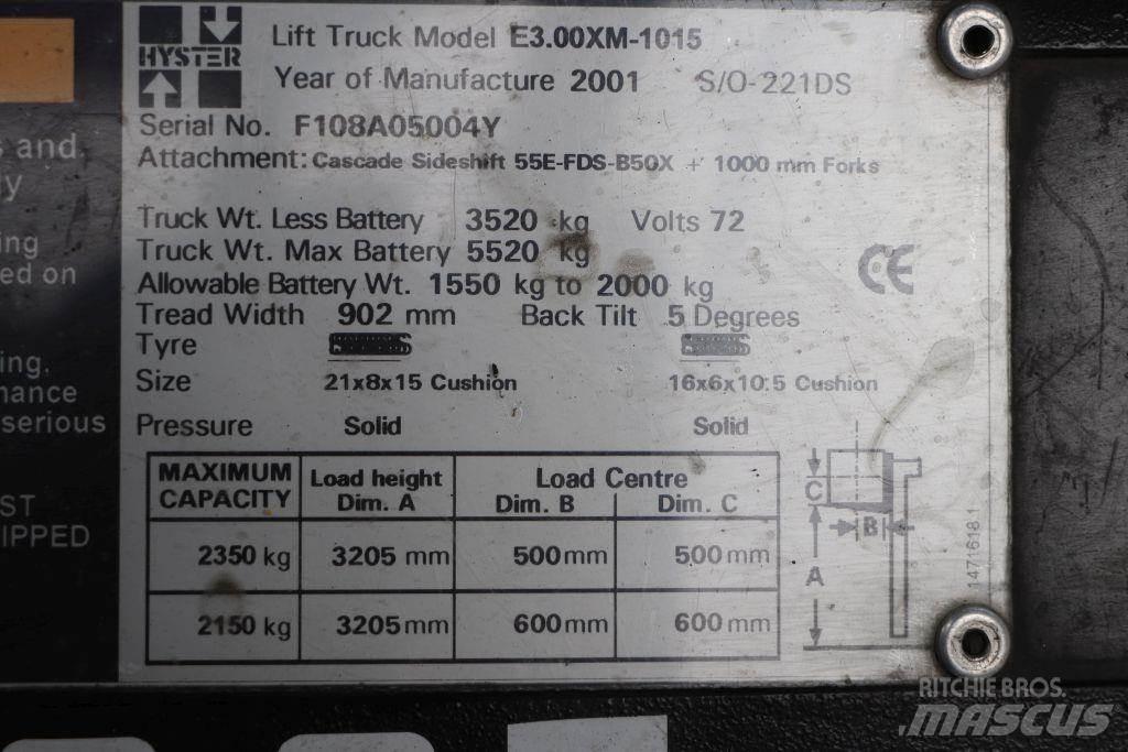 Hyster E3.00XM Električni viličari