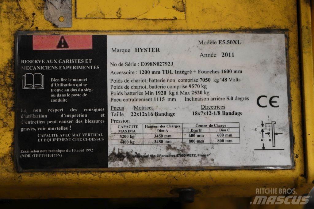 Hyster E5.50XL Električni viličari