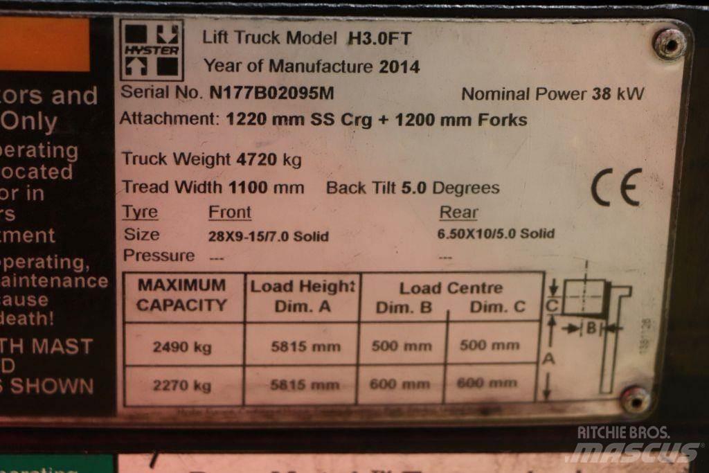 Hyster H3.0FT Plinski viličari