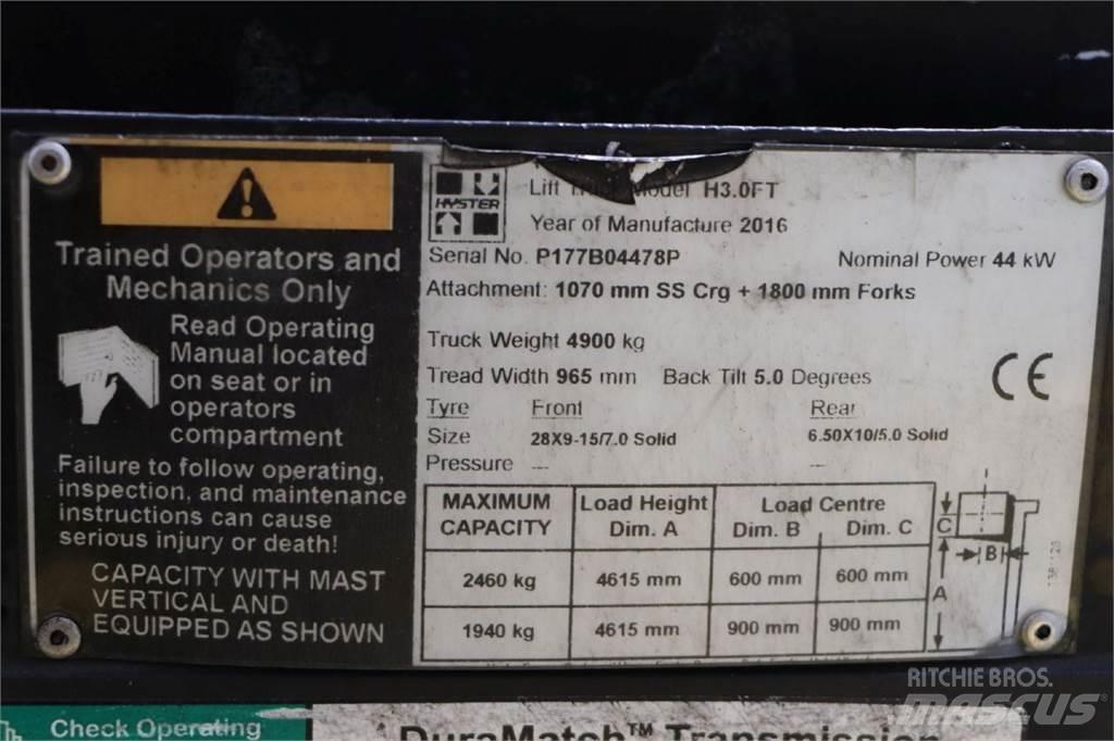Hyster H3.0FT Plinski viličari
