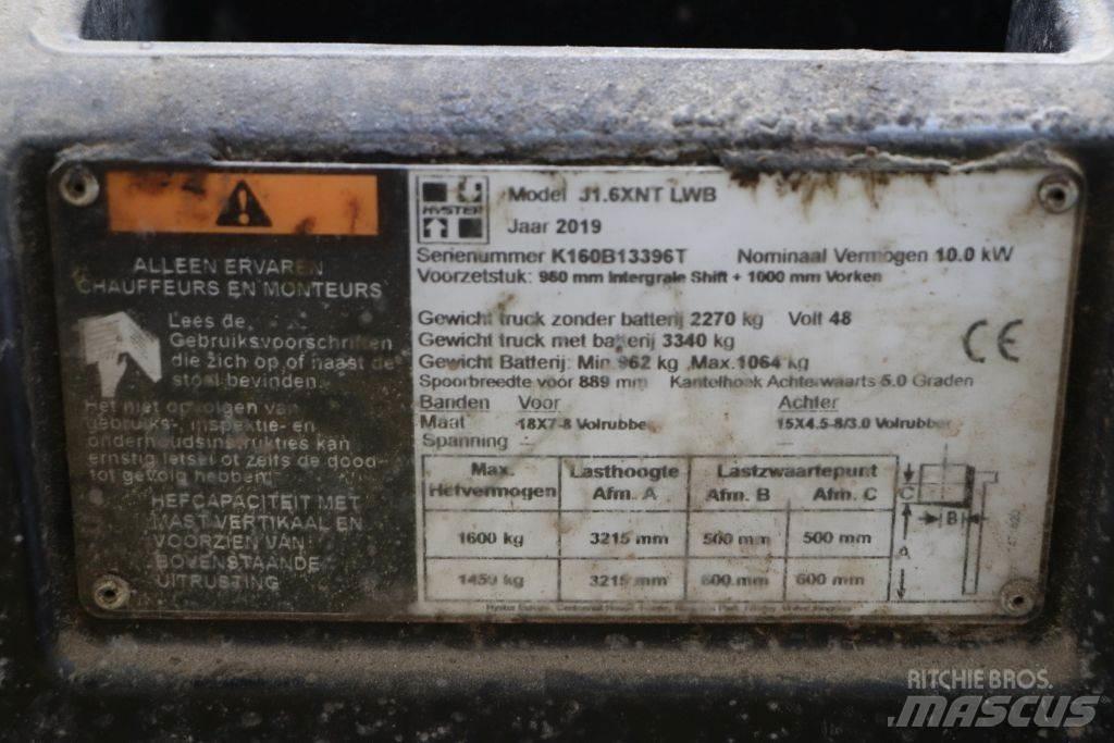Hyster J1.6XNT Električni viličari
