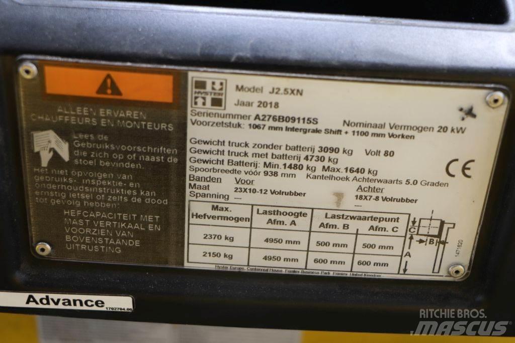 Hyster J2.5XN Električni viličari