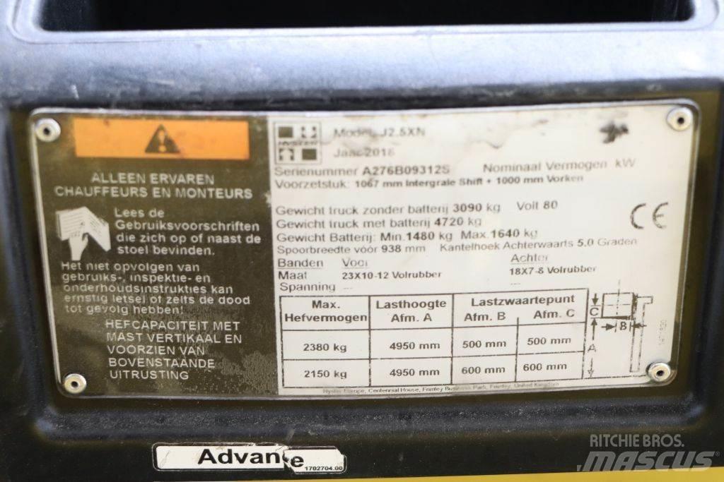 Hyster J2.5XN Električni viličari