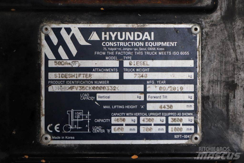 Hyundai 50DA-9F Dizelski viličari