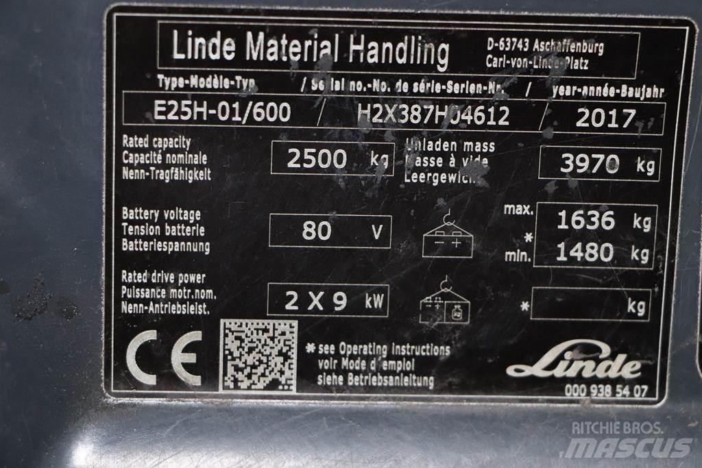 Linde E25H-01/600 Električni viličari