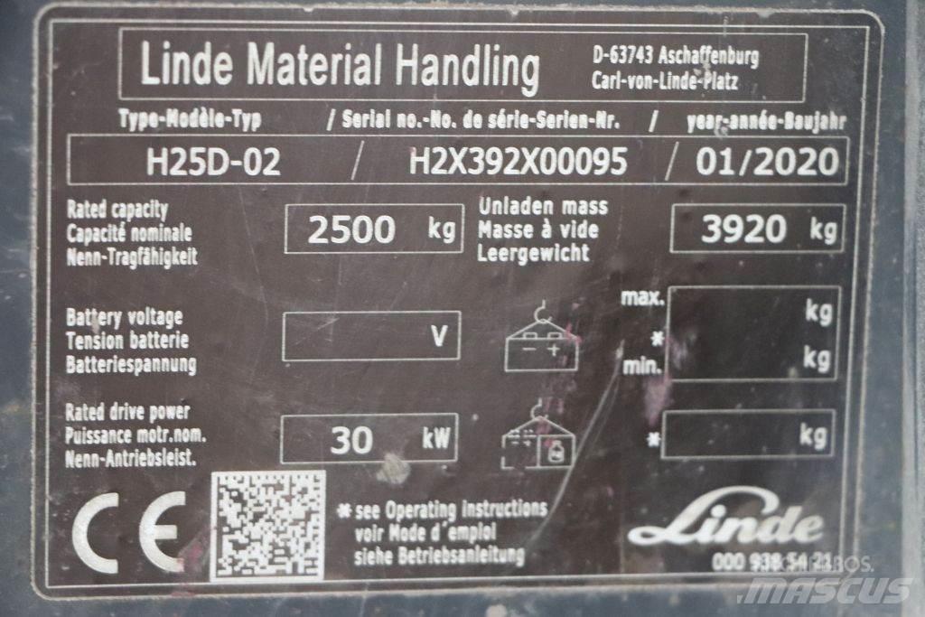 Linde H25D-02 Dizelski viličari