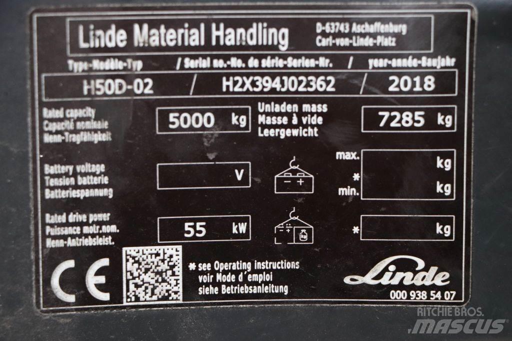 Linde H50D-02 Dizelski viličari