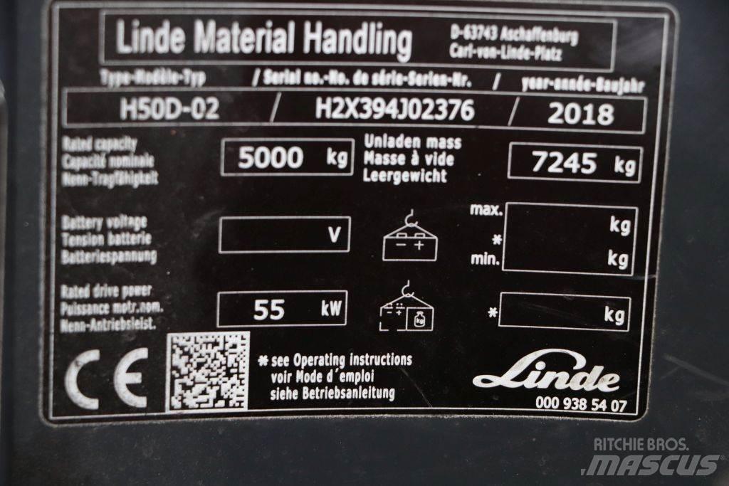 Linde H50D-02 Dizelski viličari