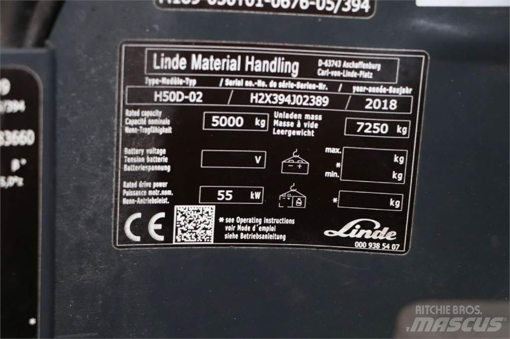 Linde H50D-02 Dizelski viličari