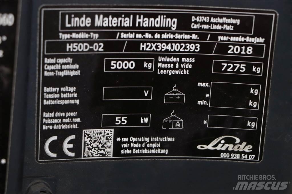 Linde H50D-02 Dizelski viličari