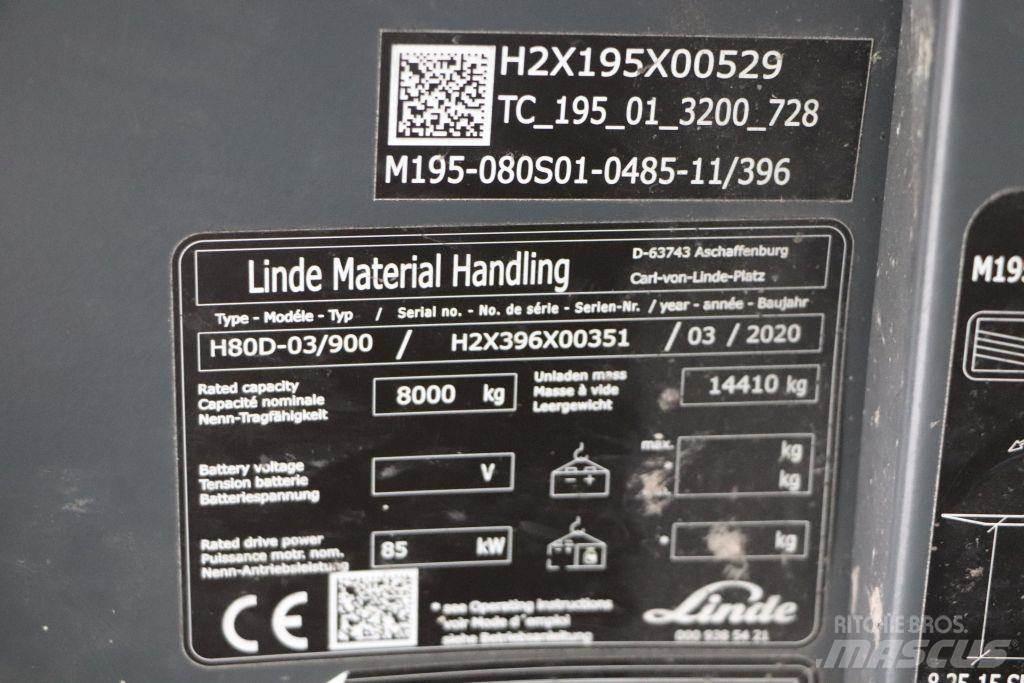 Linde H80D-03/900 Dizelski viličari