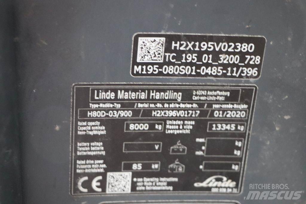 Linde H80D-03/900 Dizelski viličari