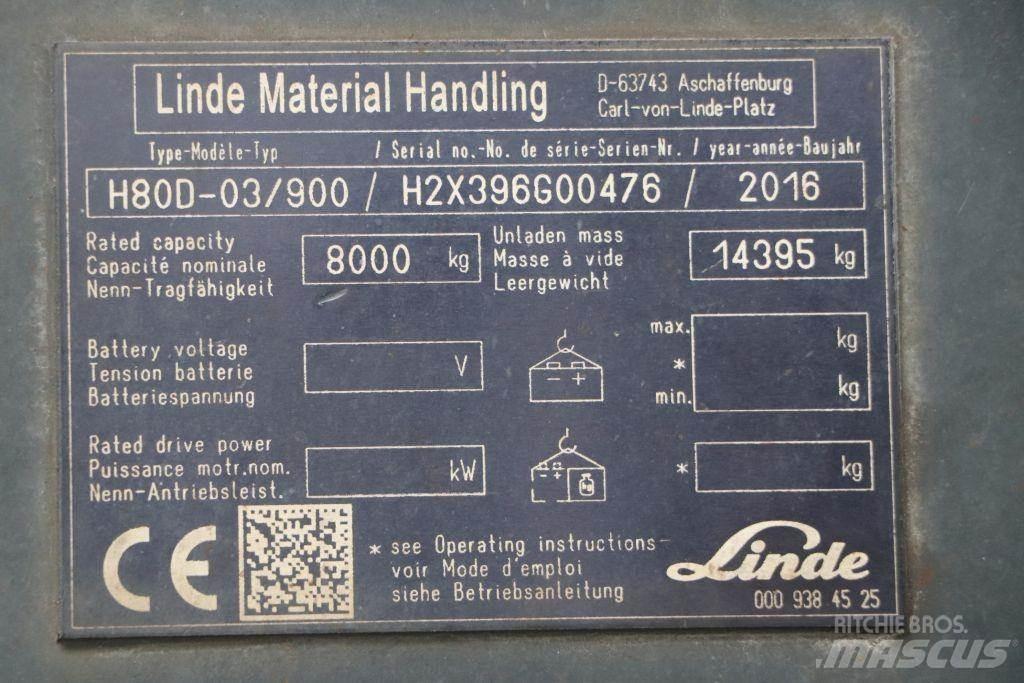 Linde H80D-03/900 Dizelski viličari