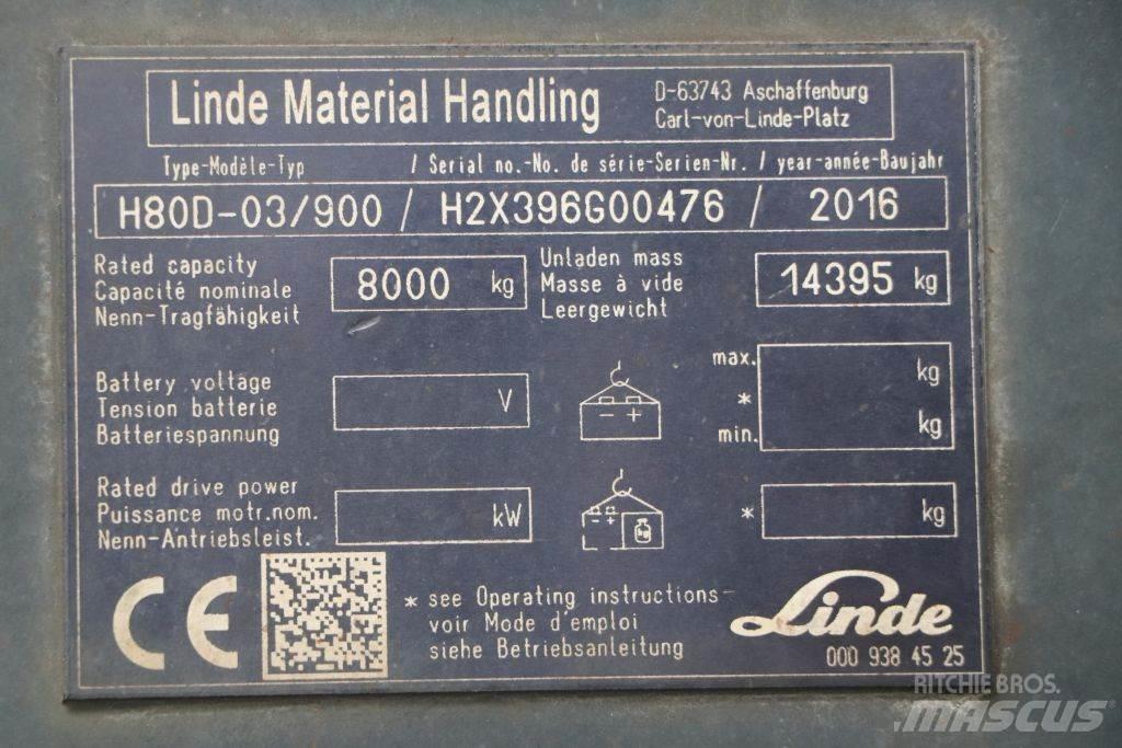 Linde H80D-03/900 Dizelski viličari