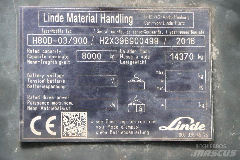 Linde H80D-03/900 Dizelski viličari