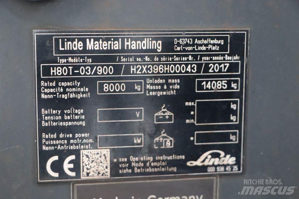 Linde H80T-03/900 Plinski viličari
