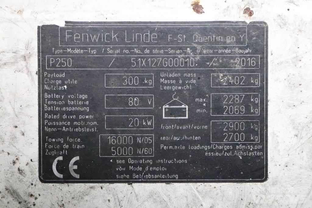 Linde P250 Vučna vozila