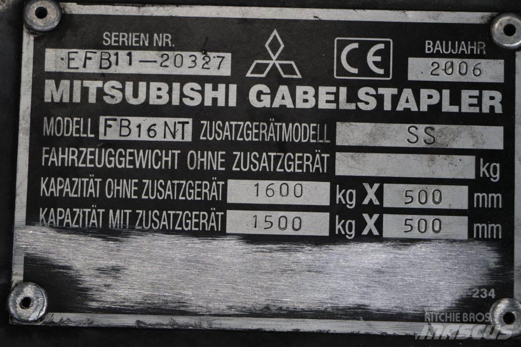 Mitsubishi FB16NT Električni viličari