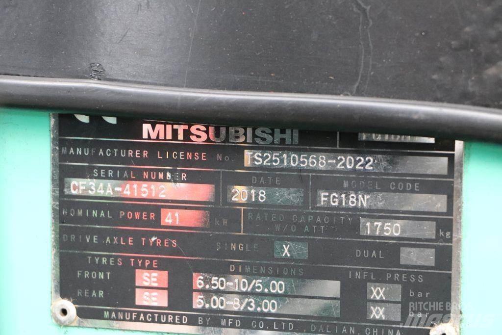 Mitsubishi FG18NT Plinski viličari