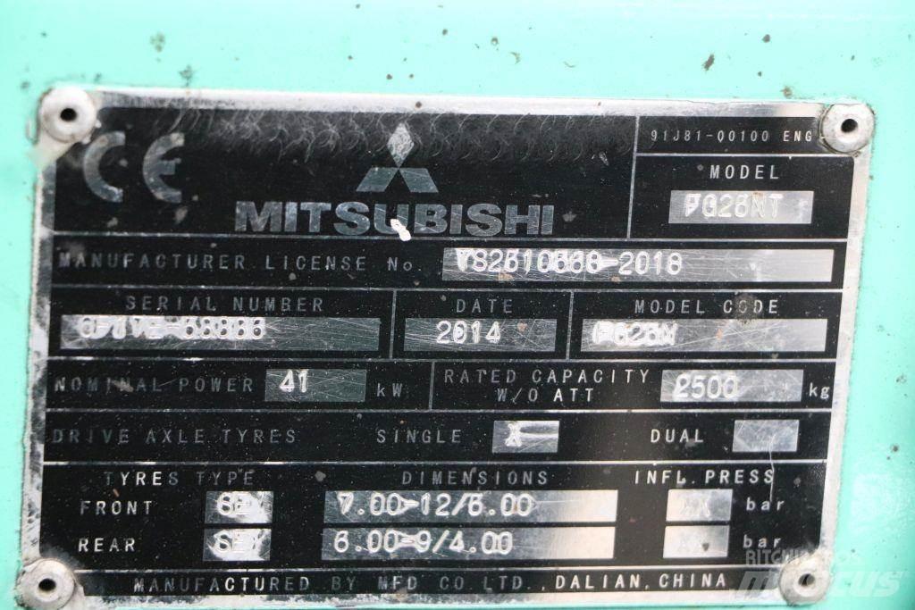 Mitsubishi FG25NT Plinski viličari