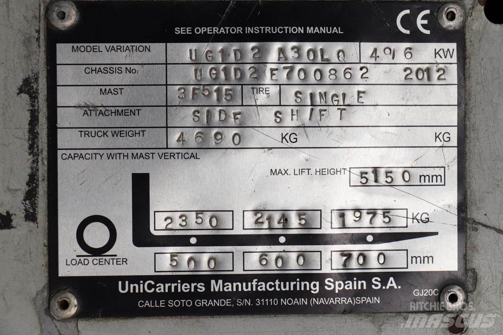Nissan UG1D2A30LQ Plinski viličari