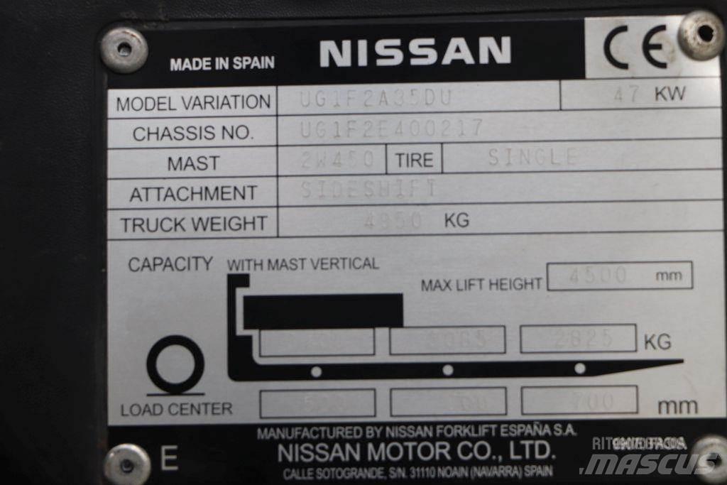 Nissan UG1F2A35DU Plinski viličari