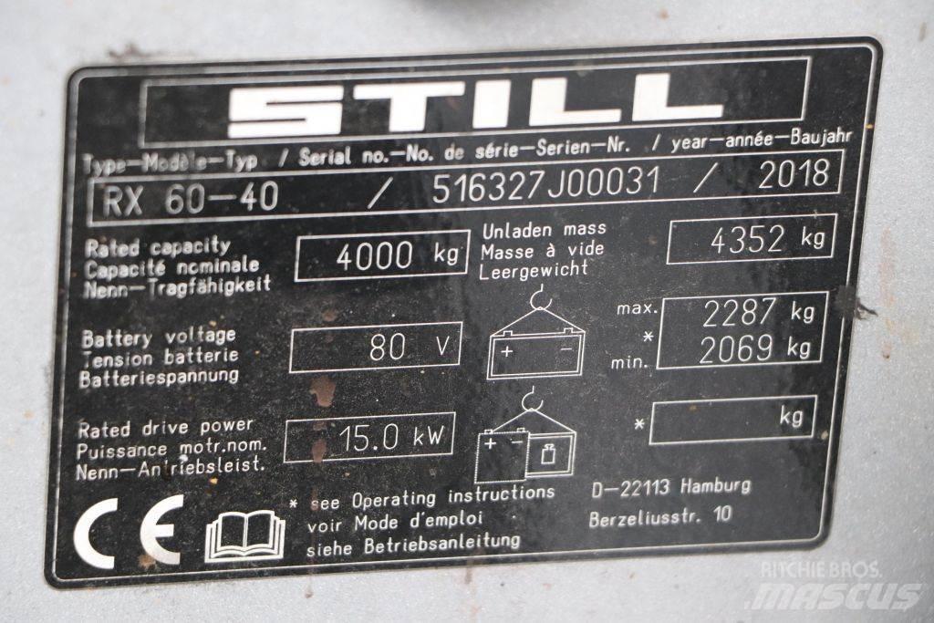 Still RX60-40 Električni viličari