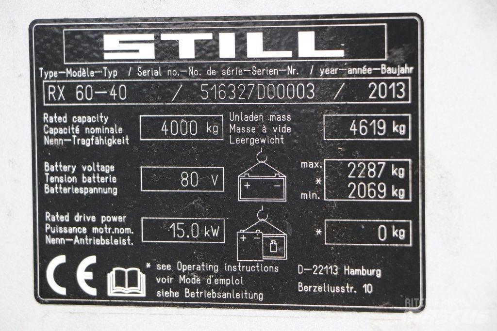 Still RX60-40 Električni viličari