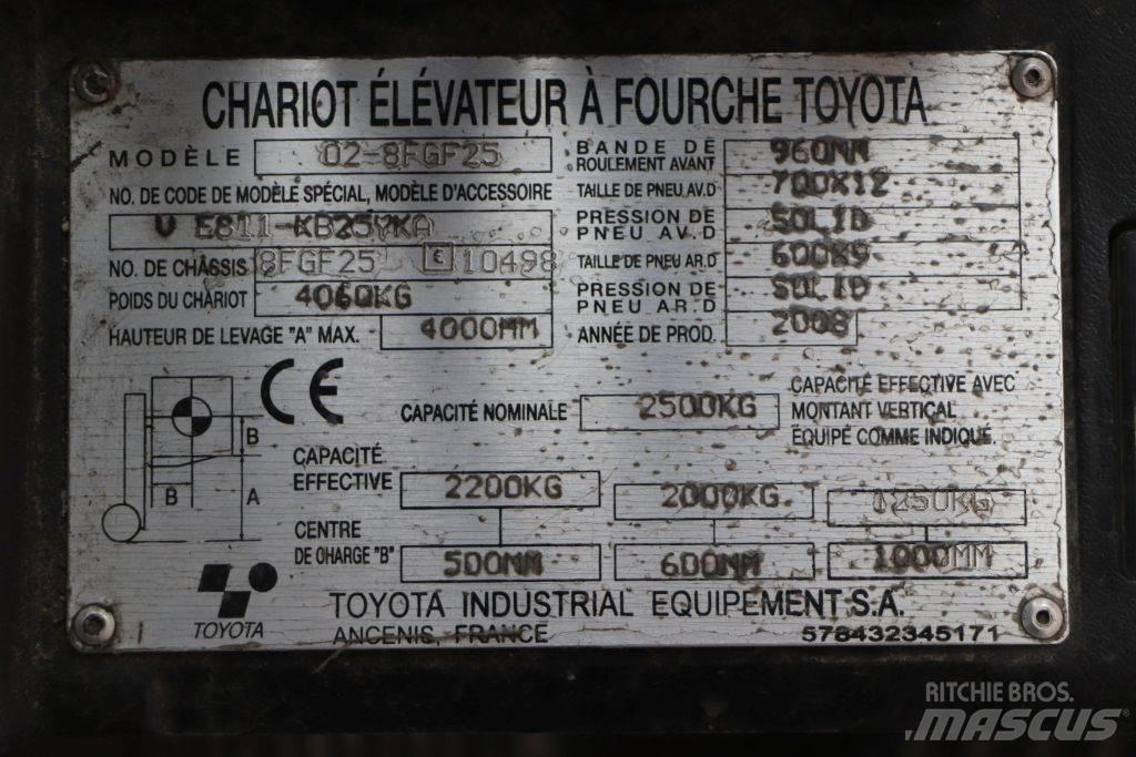 Toyota 02-8FGF25 Plinski viličari