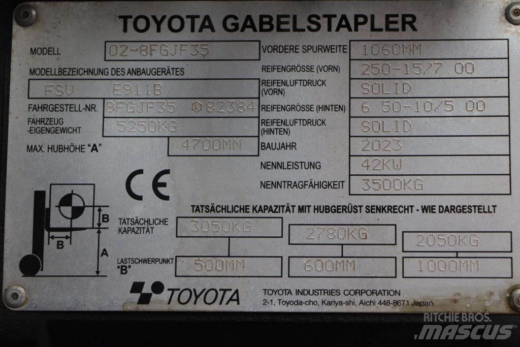 Toyota 02-8FGJF35 Plinski viličari