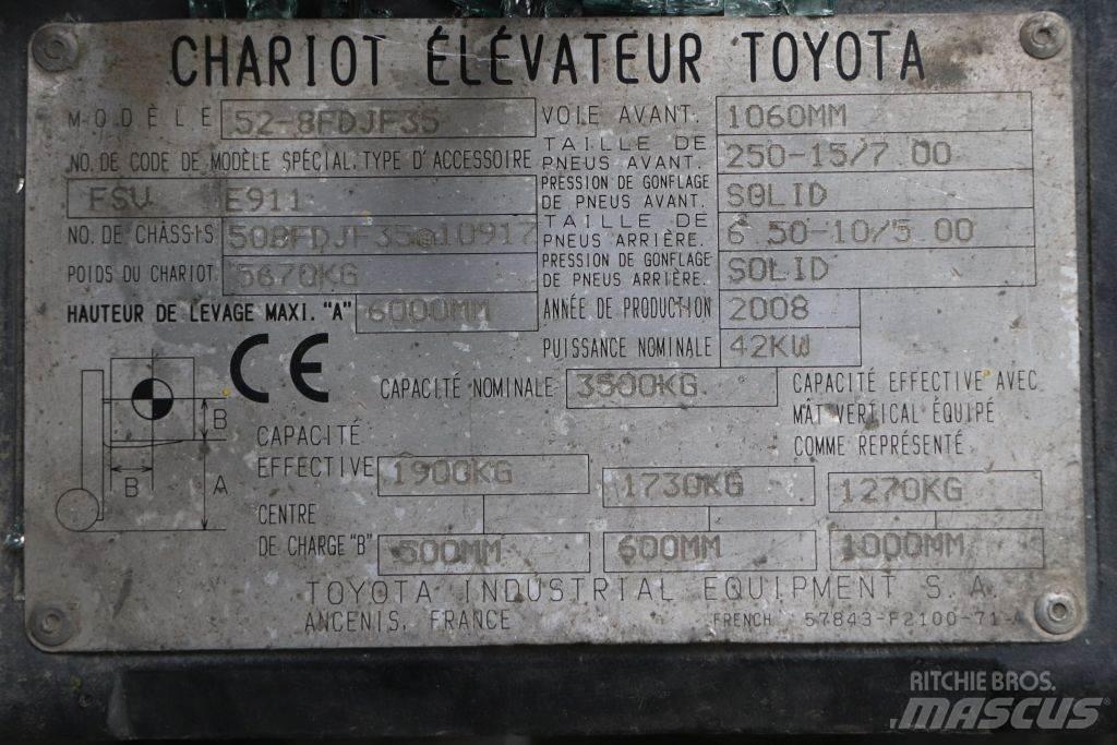 Toyota 52-8FDJF35 Dizelski viličari