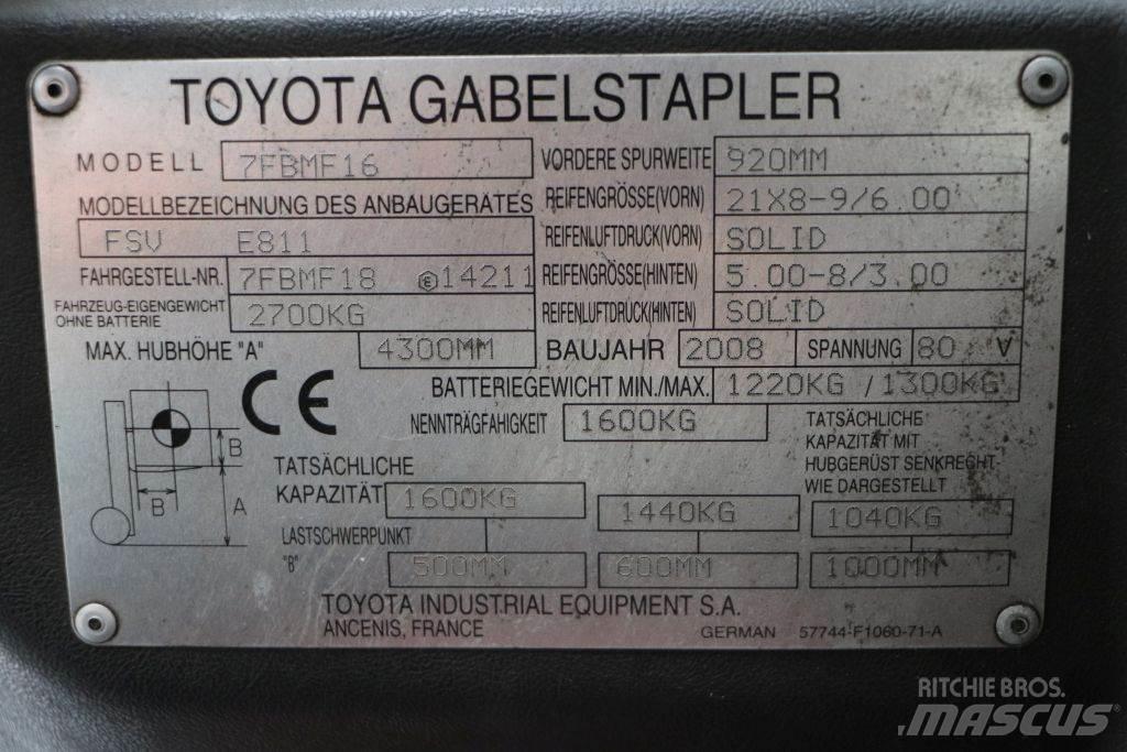 Toyota 7FBMF16 Električni viličari