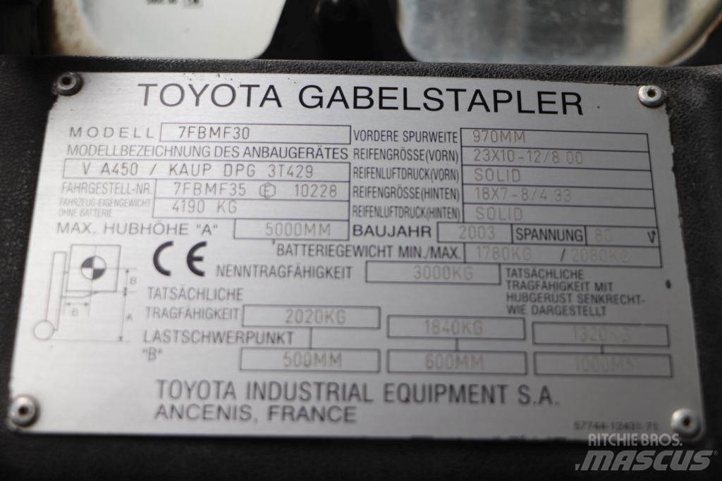 Toyota 7FBMF30 Električni viličari