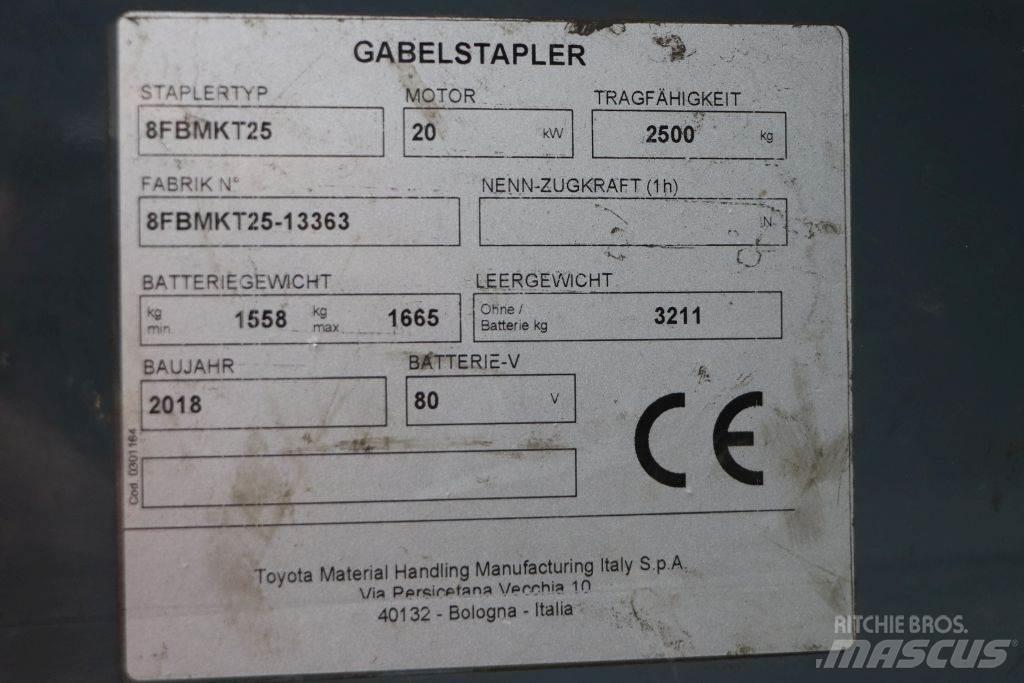 Toyota 8FBMKT25 Električni viličari