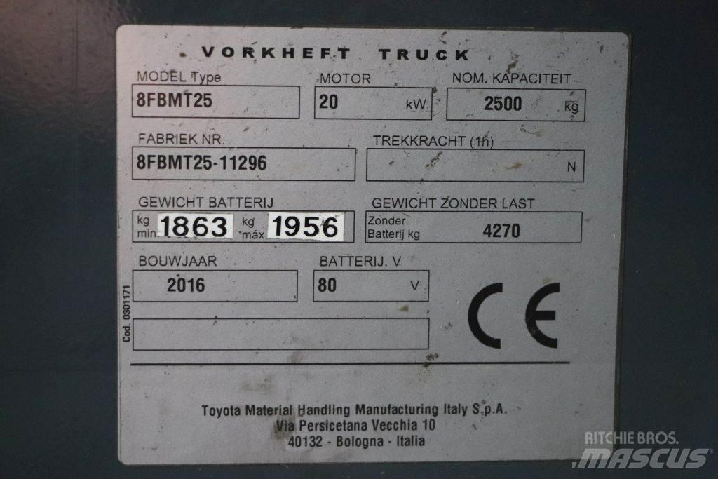 Toyota 8FBMT25 Električni viličari
